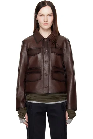 Stand Studio Brown Estrid Leather Jacket