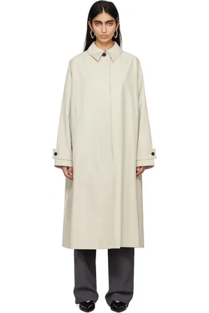 STUDIO NICHOLSON Off-White Holin Trench Coat