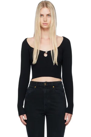 Moschino Black Cutout Sweater