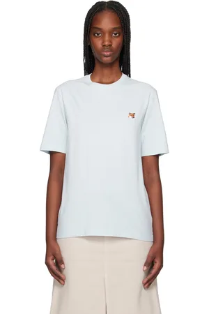 Maison Kitsuné Blue Fox Head Patch Regular T-shirt