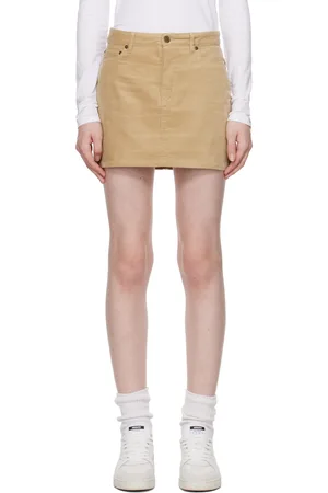 A.P.C. Beige Mini-Jupe Miniskirt