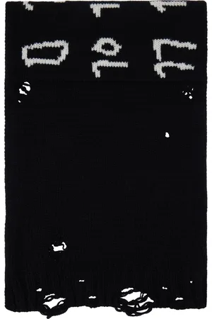 Maison Margiela Black Numeric Scarf