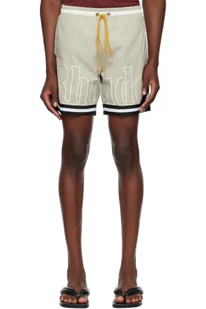 Rhude SSENSE Exclusive Taupe Swim Shorts