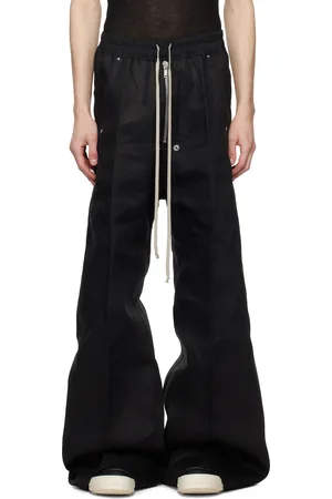 Rick Owens Black Hollywood Wide Bela Trousers