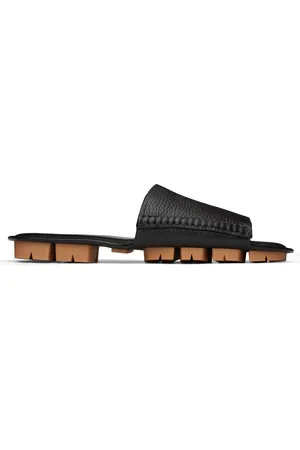 Bottega Veneta Black Shore Sandals