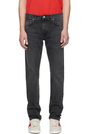 Nudie Jeans Black Lean Dean Jeans