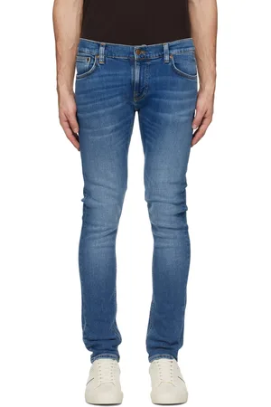 Nudie Jeans Blue Tight Terry Jeans