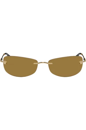 VERSACE Gold Runway Sunglasses