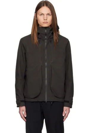 GR10K SSENSE Exclusive Gray Skeleton Shell Jacket