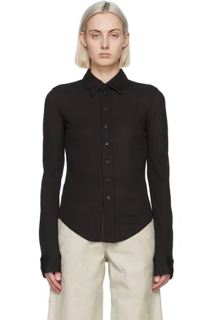 Bottega Veneta Brown Viscose Shirt
