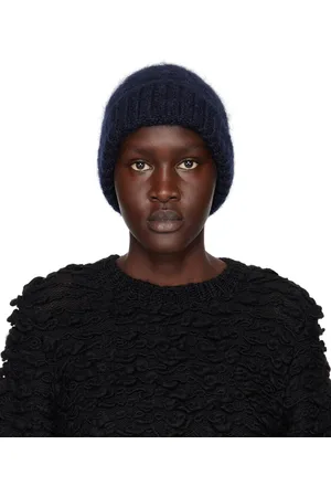Cecilie Bahnsen Navy Imogen Beanie