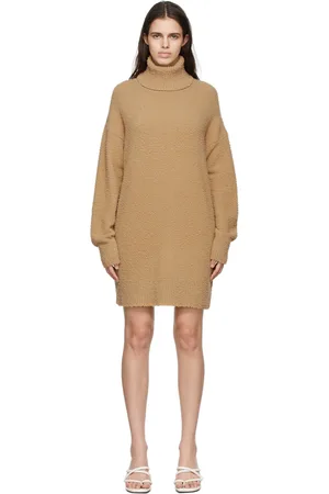 Sportmax Tan Wool Unghia Dress