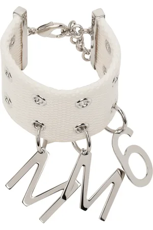 Maison Margiela White Grommets Bracelet