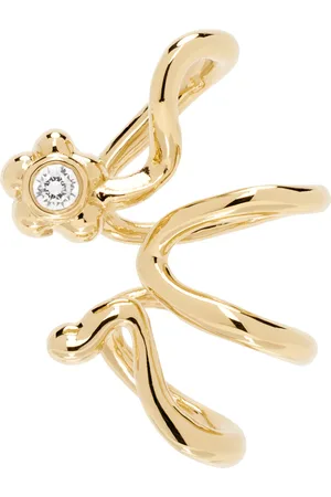 Maria Black Gold Ivy Single Ear Cuff
