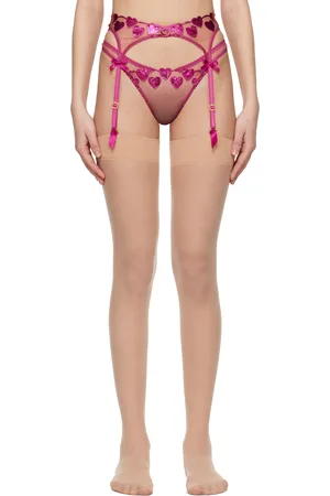 Agent Provocateur Pink Liliya Garter Belt