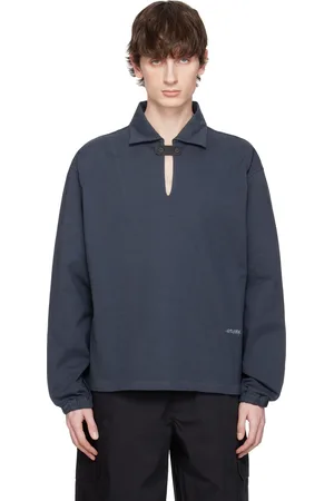 GR10K Navy Jersey Midlayer Polo