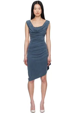 Vivienne Westwood Navy Ginnie Jersey Midi Dress
