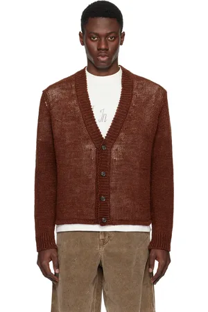 OUR LEGACY Burgundy Academy Cardigan