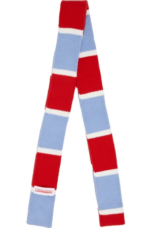 Charles Jeffrey Loverboy & Blue Stripe Skinny Scarf