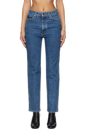 Khaite Blue Abigail Stretch Jeans