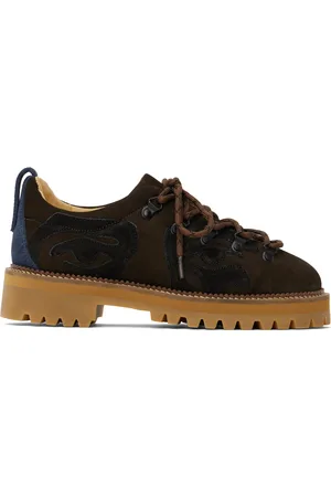 KIDSUPER STUDIOS Patchwork Eye Low Hiking Boots
