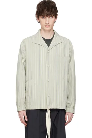 Document Cotton Striped Coach Jacket