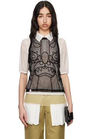 Charles Jeffrey Loverboy Graphic Net Tank Top