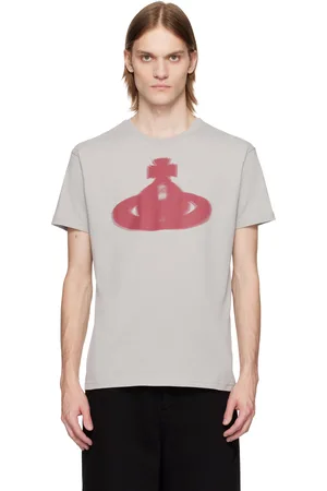 Vivienne Westwood Gray Halftone Orb Classic T-shirt