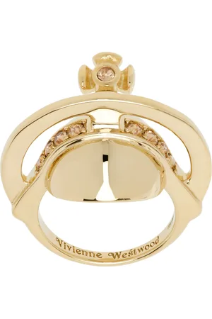 Vivienne Westwood Gold Solid Orb Ring
