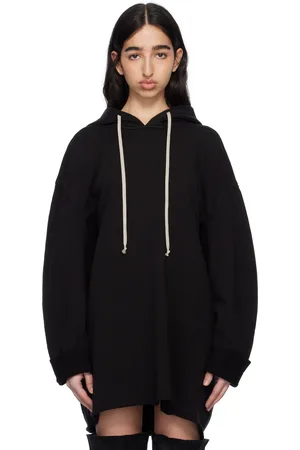 Rick Owens Black Hollywood Peter Hoodie