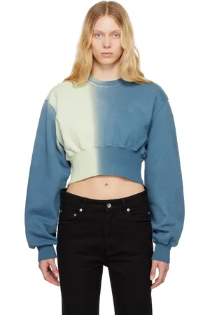 Rick Owens Blue Hollywood Tatlin Sweatshirt