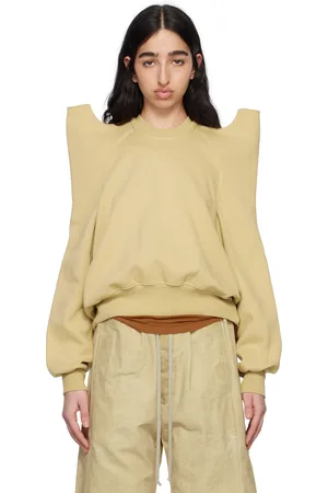 Rick Owens Beige Hollywood Tecsweat Sweatshirt