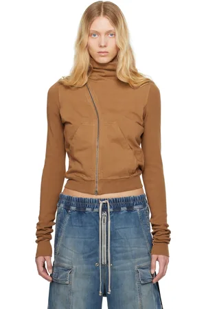 Rick Owens Orange Hollywood Mountain Sweatshirt