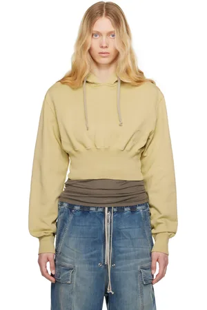 Rick Owens Beige Hollywood Tatlin Hoodie