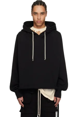 Rick Owens Black Hollywood Oversized Hoodie
