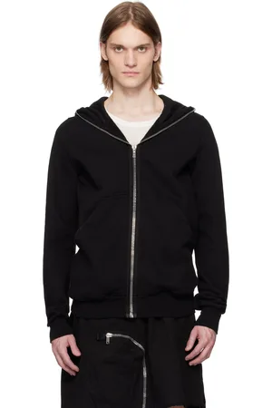 Rick Owens Black Hollywood Zip Hoodie