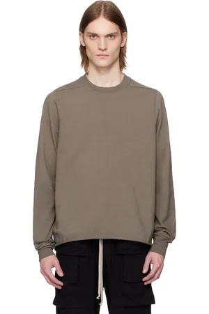 Rick Owens Gray Hollywood Crewneck Sweatshirt