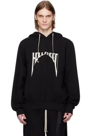 Rick Owens Black Hollywood Oversized Hoodie