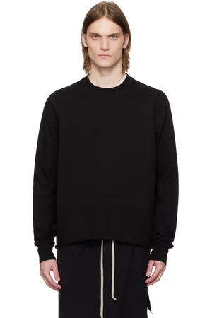 Rick Owens Black Hollywood Crewneck Sweatshirt