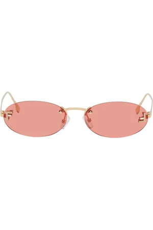 Fendi Gold First Crystal Sunglasses