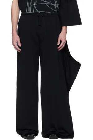 ALAINPAUL Black Extended Sweatpants