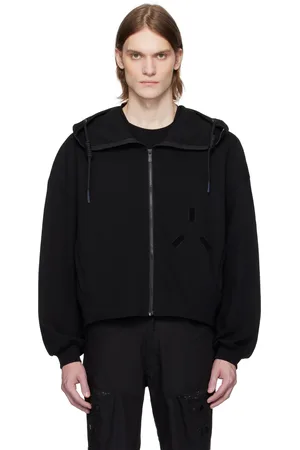 A.A. Spectrum Black Mellows Zip Up Hoodie
