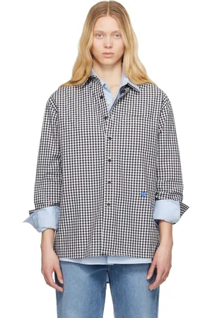 Ader Error Black & White Sig; BL Tag 02 Shirt