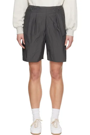 Ader Error Gray Pleated Shorts
