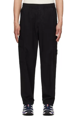 Stone Island Black Mil-Spec Stretch Ripstop Cargo Pants