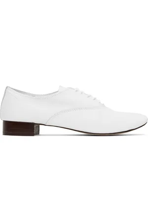 Repetto White Zizi Oxfords