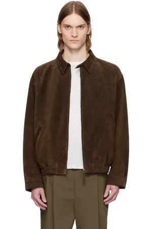 The Row Brown Ronan Suede Jacket