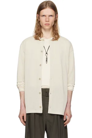 LEMAIRE Beige Short Sleeve Overshirt Cardigan