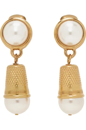 Moschino Gold Clip-On Earrings