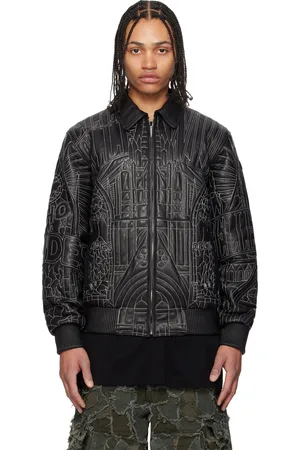 Who Decides War Black Pelle Pelle Edition Cathedral Leather Jacket
